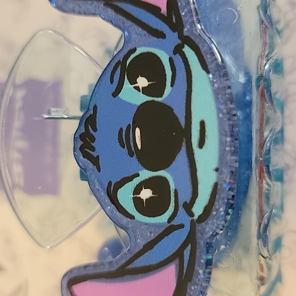 NWT! Lilo and Stitch Angel glitter Claw Hair clips 2 Piece set Ohana - Picture 3 of 6